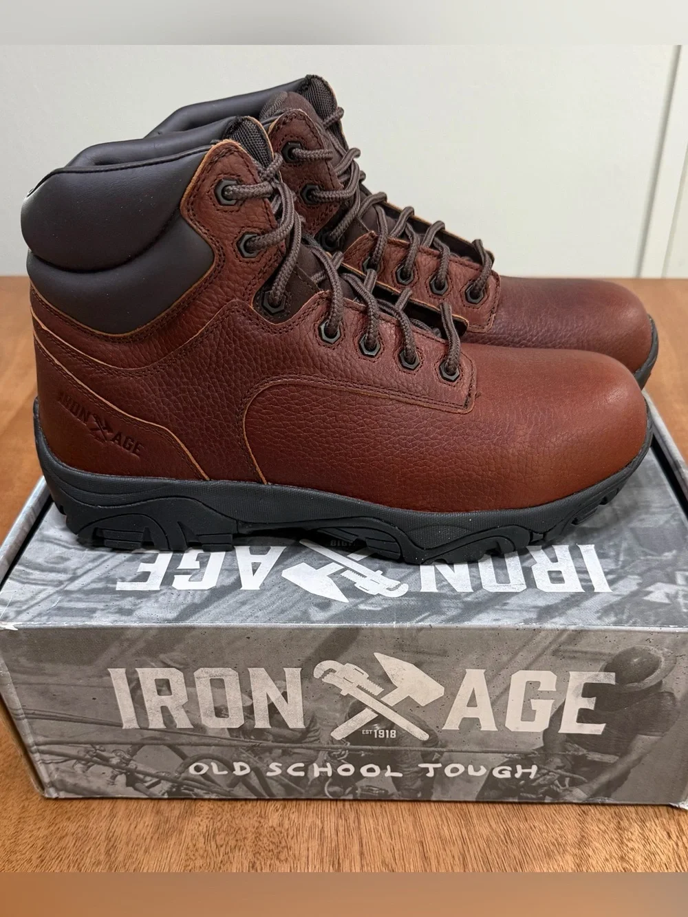 Iron Age - Men’s Trencher 6” Work Boot | Brown & Black | Size 11 M [Brand New]